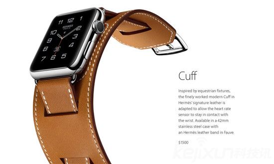 Apple Watch 爱马仕版Cuff上手：只要11888