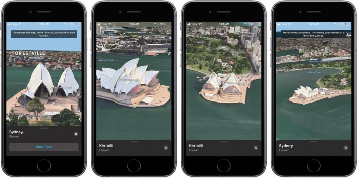 iOS 11中苹果地图应用新增VR模式 一起来看看