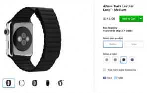 Apple Watch皮制回环形表带将会提前一个月发货
