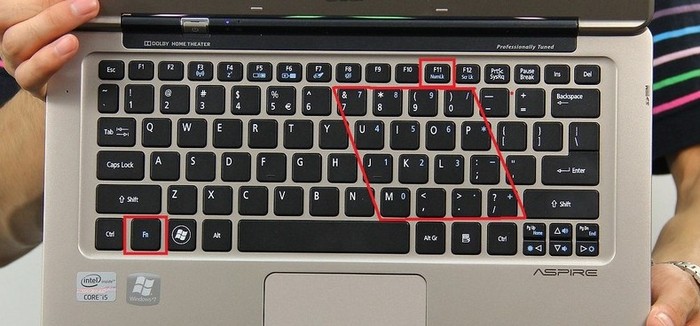 联想笔记本数字键盘